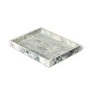Ferm Living - Mist Tablett, 15 x 20 cm, emerald / off-white