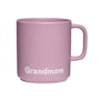 Design Letters - VIP Favourite Porzellan Becher mit Henkel, Grandmom / lavender