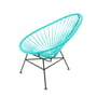 Acapulco Design - Kinder Acapulco Mini Chair, aqua / schwarz