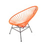 Acapulco Design - Kinder Acapulco Mini Chair, orange / schwarz