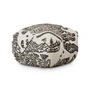 OUT Objekte unserer Tage - Sander Pouf Mini, schwarz / weiß (Tiger Mountain Col. 001 by Dedar)