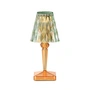 Kartell - Battery Akku-Tischleuchte H 30 cm, mint / pastellorange
