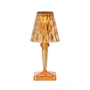 Kartell - Battery Akku-Tischleuchte H 30 cm, pastellorange