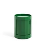 HAY - Facet Cabinet mit Füßen und Rollen, niedrig, spinach green