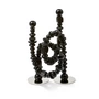 POLSPOTTEN - Beads Kerzenhalter, schwarz