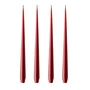 ester & erik - Peitschenkerze, 32 cm, No. 44, wine / matt (4er-Set)