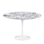 Knoll - Saarinen Tulip Bistrotisch Ø 120 cm, weiß / Mamor Arabescato