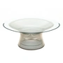 Knoll - Platner Couchtisch, Ø 107 cm, Nickel poliert / Kristallglas