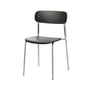 Thonet - S 243 Stuhl, Chrom / Buche schwarz gebeizt (TP 29)