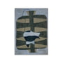Paper Collective - Blue Lilly Poster, 50 x 70 cm