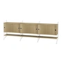 String - Sideboard, 240 x 85 x 30 cm, Eiche / weiß