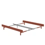 Moebe - Ausziehbett 90-180 cm, 29 cm / low, terrakotta