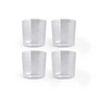 HAY - Angle Glas, breit, klar (4er-Set)