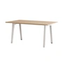 TipToe - NEW MODERN Esstisch 95 x 160 cm, Eiche / cloudy white