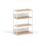 TipToe - Unit Regalsystem, H 110 x 84 cm, Eiche / cream white