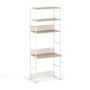 TipToe - Unit Schreibtischsystem, H 215 x 84 cm, Eiche / cream white