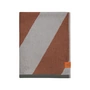 Mette Ditmer - Diagonal Handtuch, 50 x 90 cm, brick