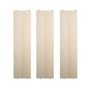 String - Regalboden 78 x 20 cm (3er-Pack), Esche