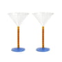 &klevering - Coupe Perle Cocktailglas, caramel (2er-Set)