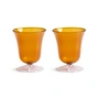 &klevering - Eve Trinkglas 200 ml, amber (2er-Set)