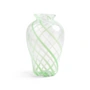 &klevering - Yogu Vase 33,5 x Ø 19 cm, spiral green
