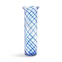 &klevering - Yogu Vase 42 x Ø 11 cm, spiral blue