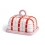 &klevering - Plaid Butterdose, pink