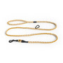 HAY - Dogs Hundeleine, geflochten, verstellbar, off-white / ocker