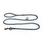 HAY - Dogs Hundeleine, geflochten, verstellbar, blau / schwarz