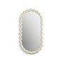 &klevering - Zigzag Spiegel 85 x 45 cm, off-white