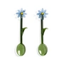 &klevering - Flora Löffel, blau (2er-Set)