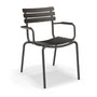 HOUE - ALUA Outdoor Dining Armlehnstuhl, schwarz