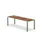 HOUE - AVANTI Gartenbank, medium, Esche / olive green