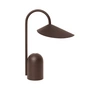 Ferm Living - Arum Akku LED-Tischleuchte, dark chocolate