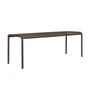 Ferm Living - Dapple Gartenbank, 130 cm, dark chocolate