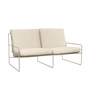Ferm Living - Desert Outdoor 2-Sitzer Sofa, cashmere / off-white (Pure Bouclé)