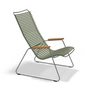 HOUE - CLICK Outdoor Lounge Chair, olivgrün