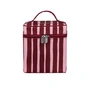 Marimekko - Otso Raide Kosmetiktasche, burgundy / pink
