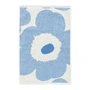 Marimekko - Unikko Gästehandtuch, 30 x 50 cm, cream / sky blue
