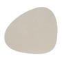 Lind DNA - Tischset Curve L, Corduroy oyster weiß
