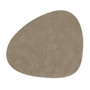 Lind DNA - Tischset Curve L, Corduroy nomad grau