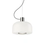 Flos - Bellhop S1 Glass Pendelleuchte, bright aluminium