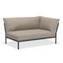 HOUE - Level 2 Sofa, rechts, dark grey / ash