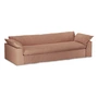HKliving - Nomad Sofa, 4-Sitzer, Leinen / dusty rose