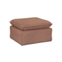 HKliving - Nomad Sofa, Hocker, Leinen / dusty rose