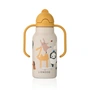 LIEWOOD - Kimmie bedruckte Flasche, 250 ml, Around the world, sandy