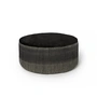 nanimarquina - Tres Persian Pouf, Ø 90 x H 40 cm, large, schwarz