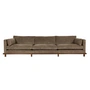 Zuiver - Blossom Sofa, 4,5-Sitzer, Eiche dunkel / moss
