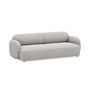 Northern - Gem 3-Sitzer Sofa, 220 x 97 cm, Eiche hell geölt / aluminiumgrau (Nevotex Grace)