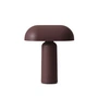 Normann Copenhagen - Porta LED Akku-Tischleuchte, braun